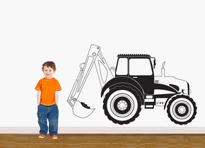 TRACTOR Wall Sticker Decal Stencil Silhouette ST333
