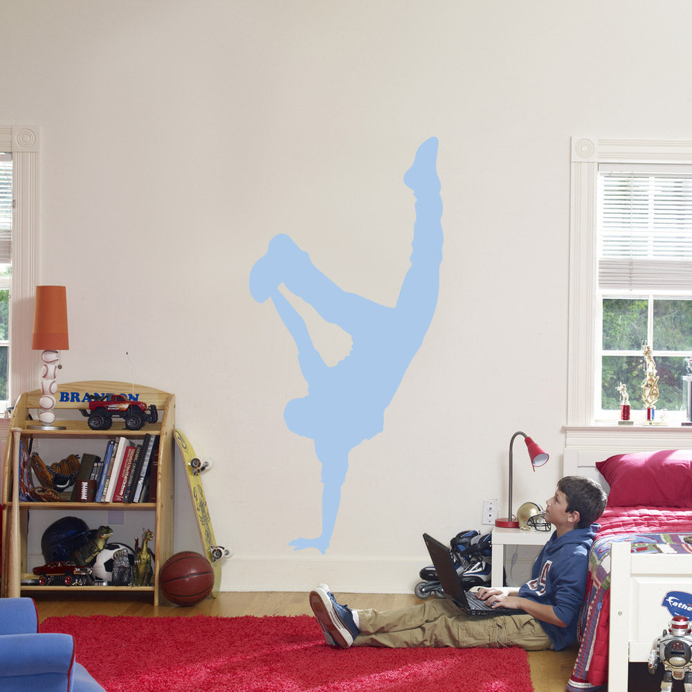 Break Dance Wall Sticker Decal Stencil Silhouette ST334