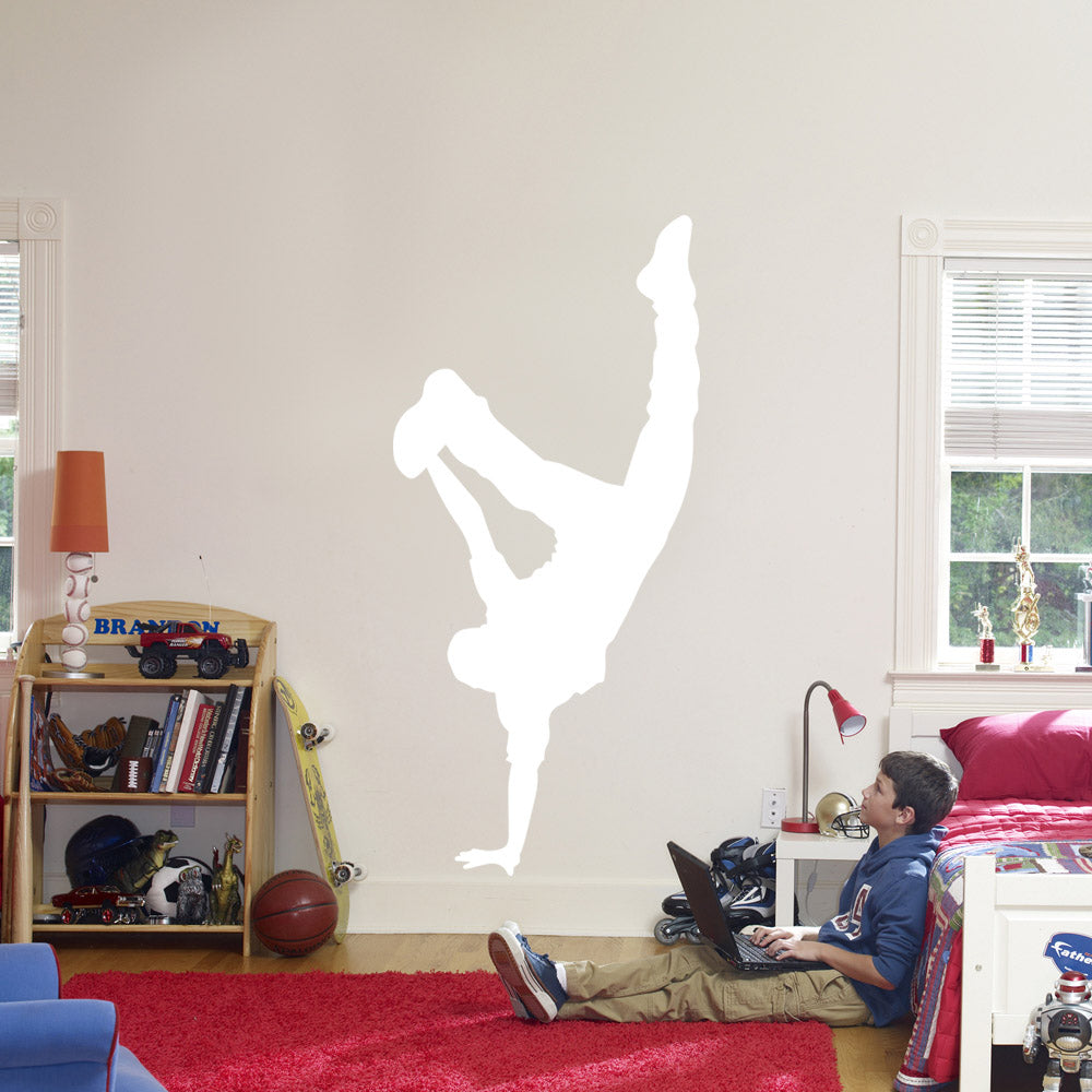 Break Dance Wall Sticker Decal Stencil Silhouette ST334