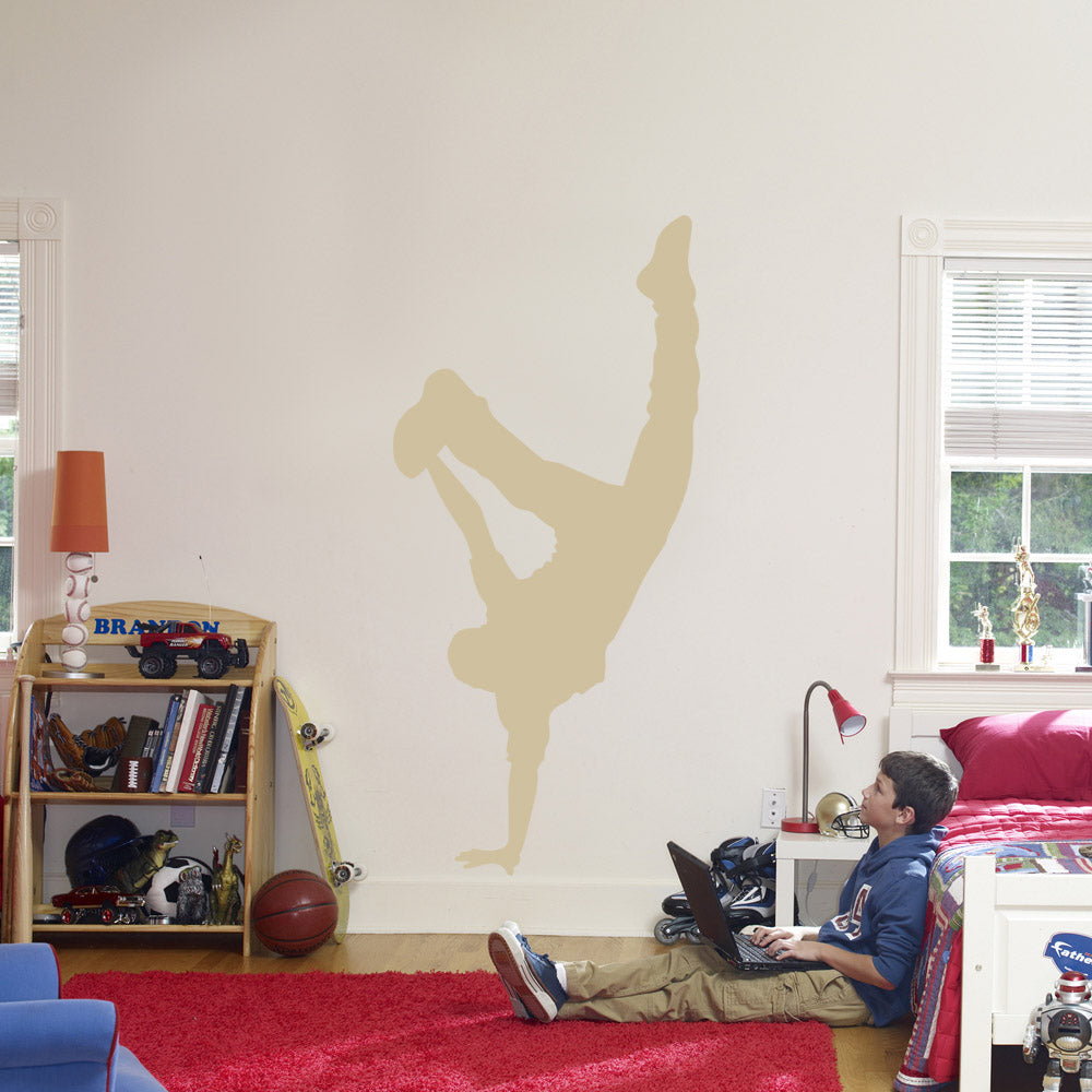Break Dance Wall Sticker Decal Stencil Silhouette ST334