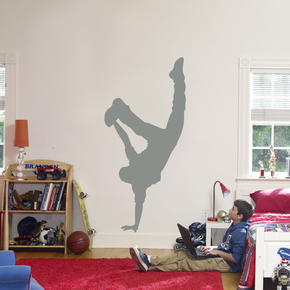 Break Dance Wall Sticker Decal Stencil Silhouette ST334