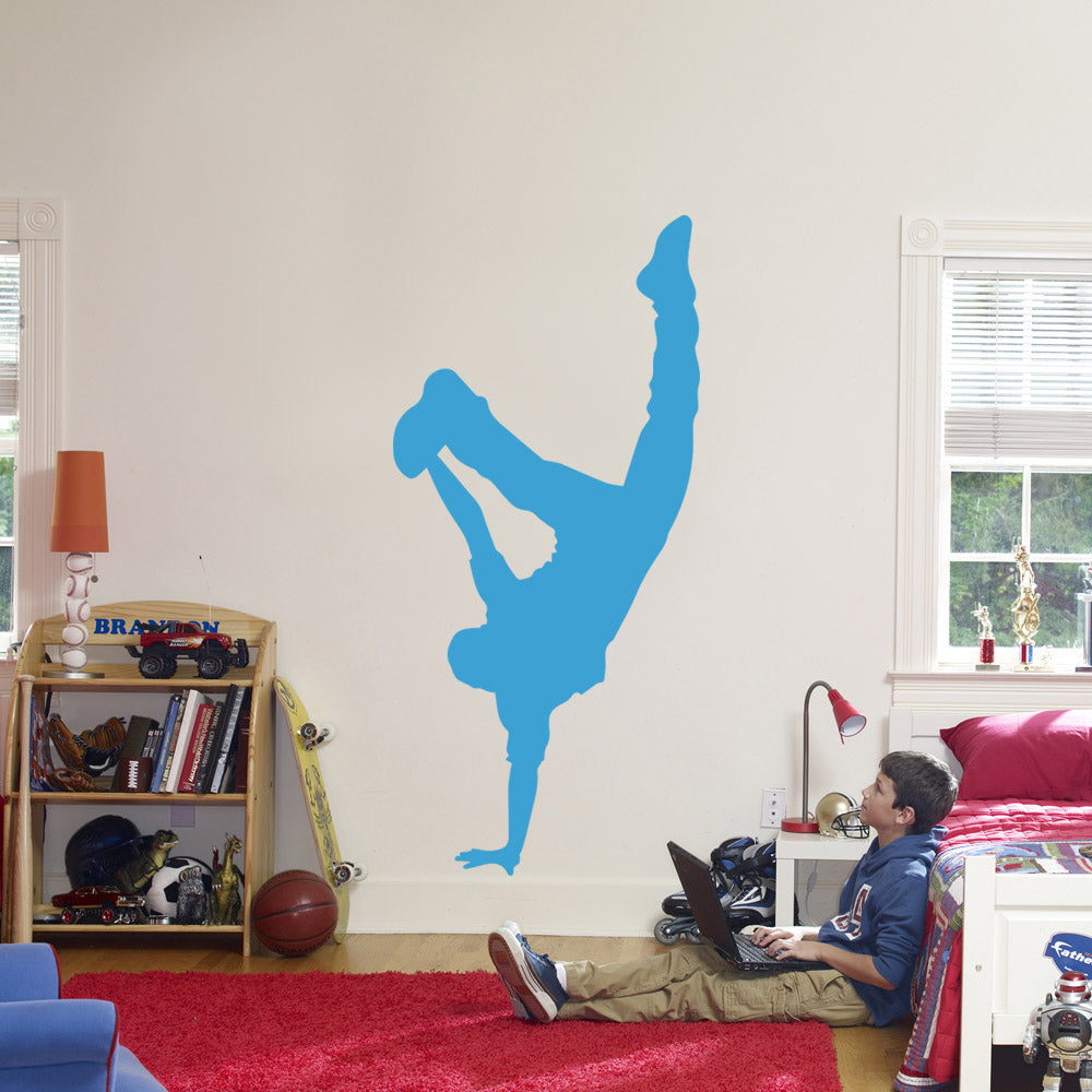 Break Dance Wall Sticker Decal Stencil Silhouette ST334