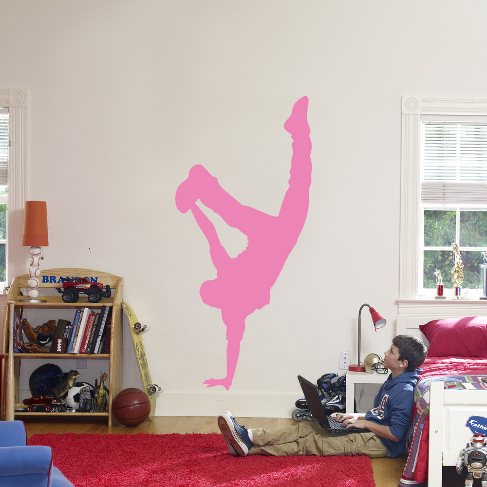 Break Dance Wall Sticker Decal Stencil Silhouette ST334