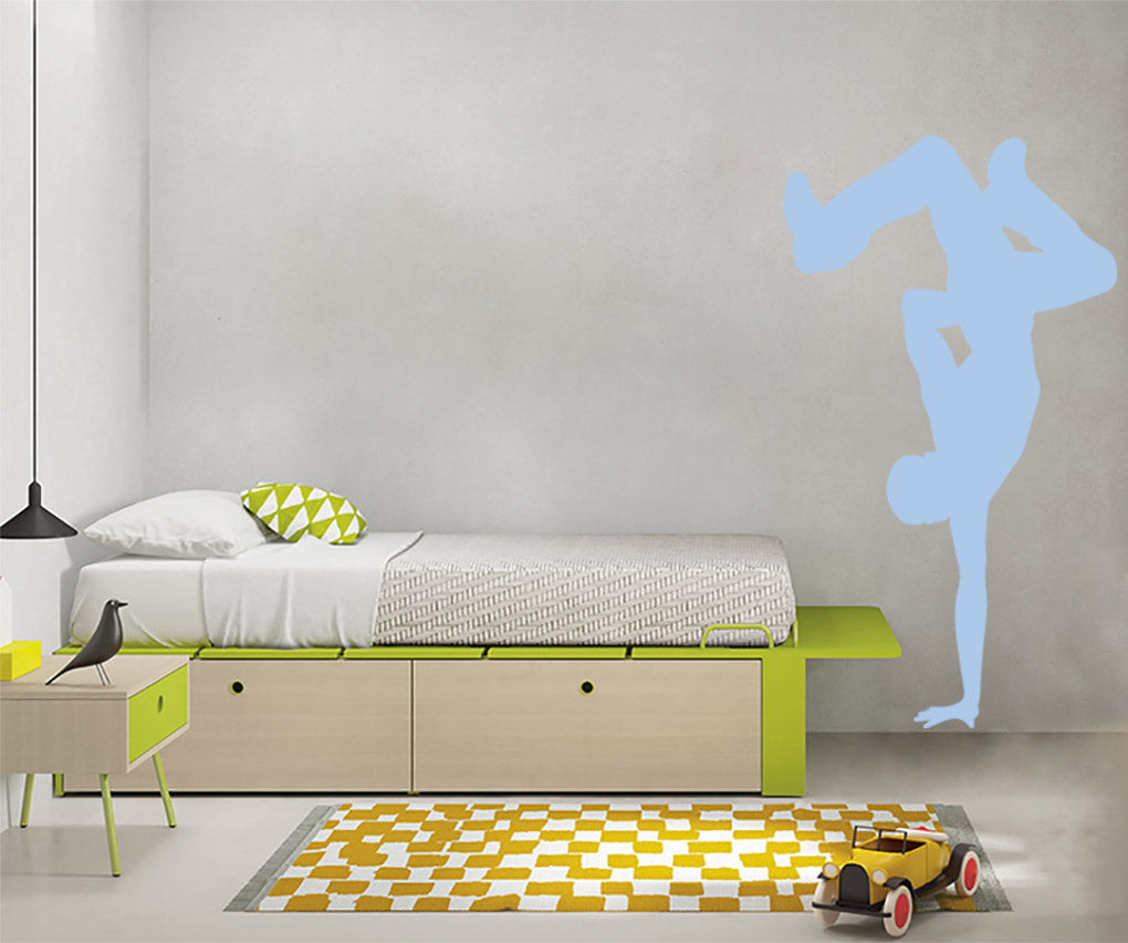 BREAK DANCE Wall Sticker Decal Stencil Silhouette ST335