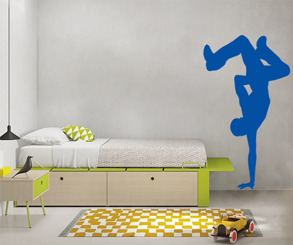 BREAK DANCE Wall Sticker Decal Stencil Silhouette ST335