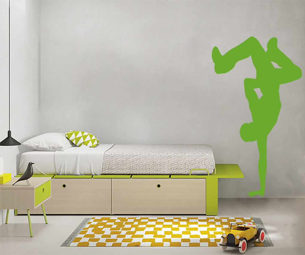 BREAK DANCE Wall Sticker Decal Stencil Silhouette ST335