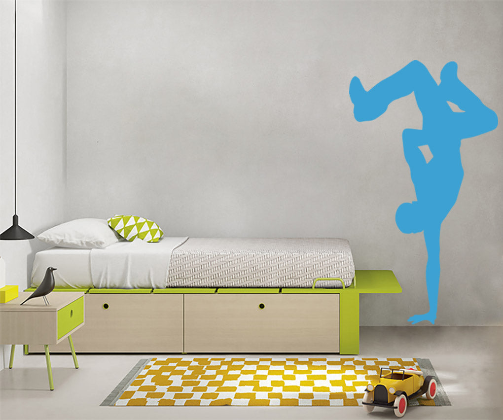 BREAK DANCE Wall Sticker Decal Stencil Silhouette ST335