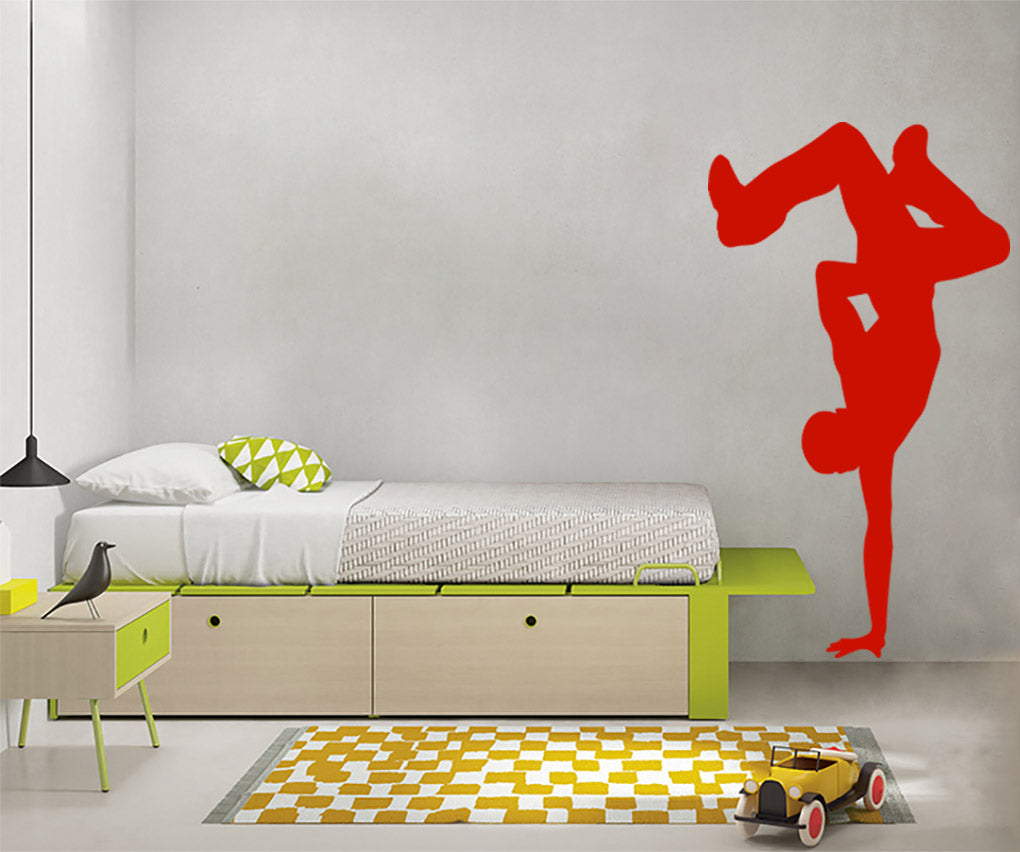 BREAK DANCE Wall Sticker Decal Stencil Silhouette ST335