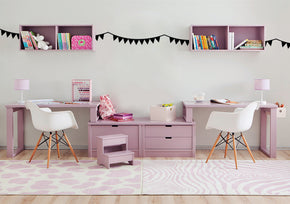 Flags Bandroll SET Wall Sticker Decal Stencil Silhouette ST342