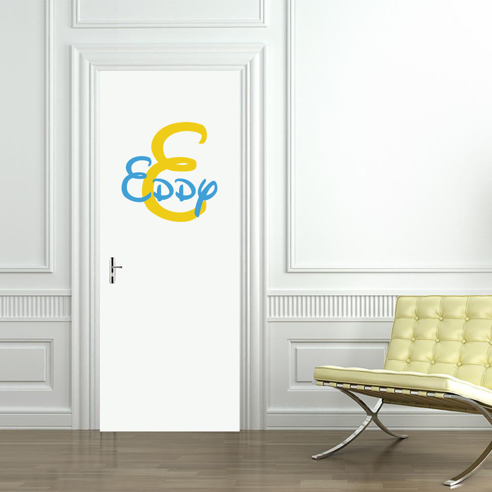 Disney Style Personalized  Wall Sticker Decal Stencil Silhouette ST375