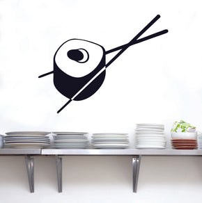 SUSHI CHOPSTICKS Autocollant Décal Stencil Silhouette ST37