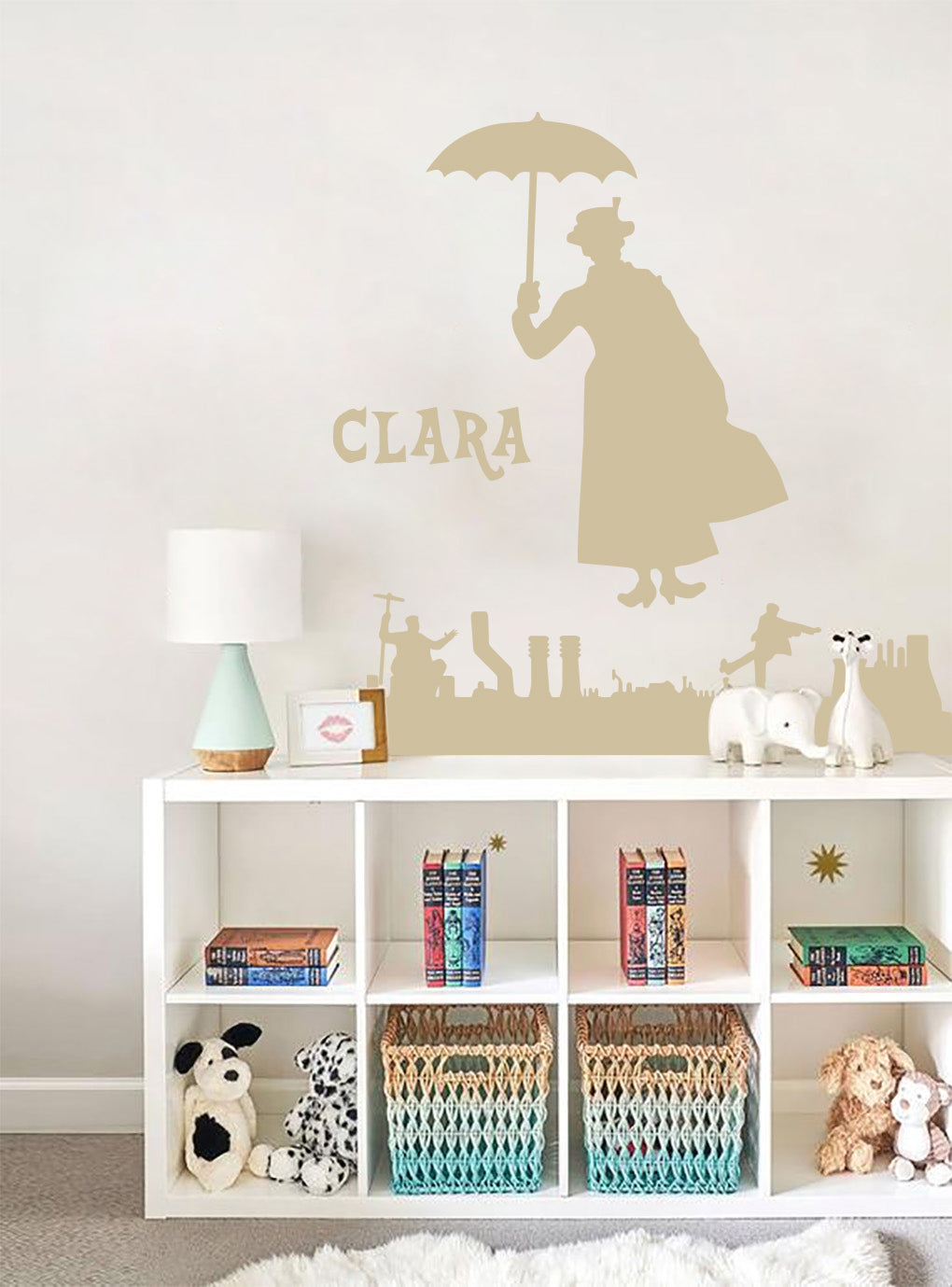 Personnage de film personnalisé autocollant mural autocollant pochoir Silhouette ST383
