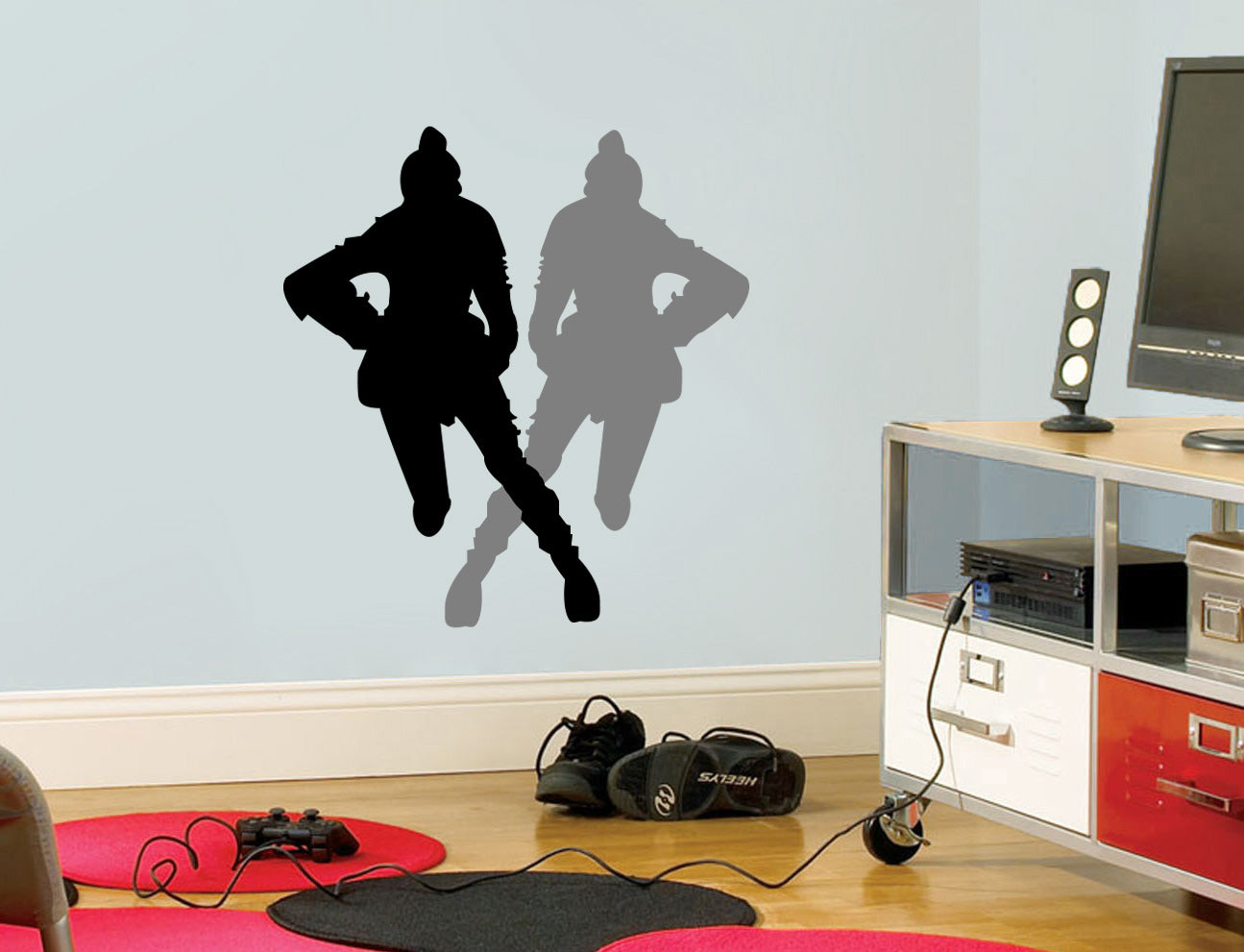 Video Game Wall Sticker Decal Stencil Silhouette ST388