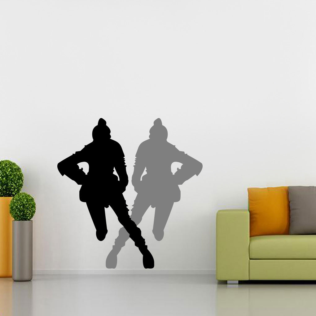 Video Game Wall Sticker Decal Stencil Silhouette ST388