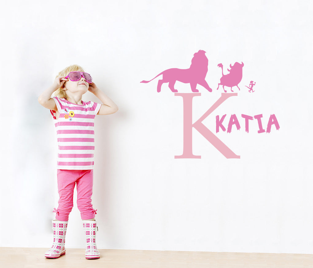 Movie Personalized  Wall Sticker Decal Stencil Silhouette ST398