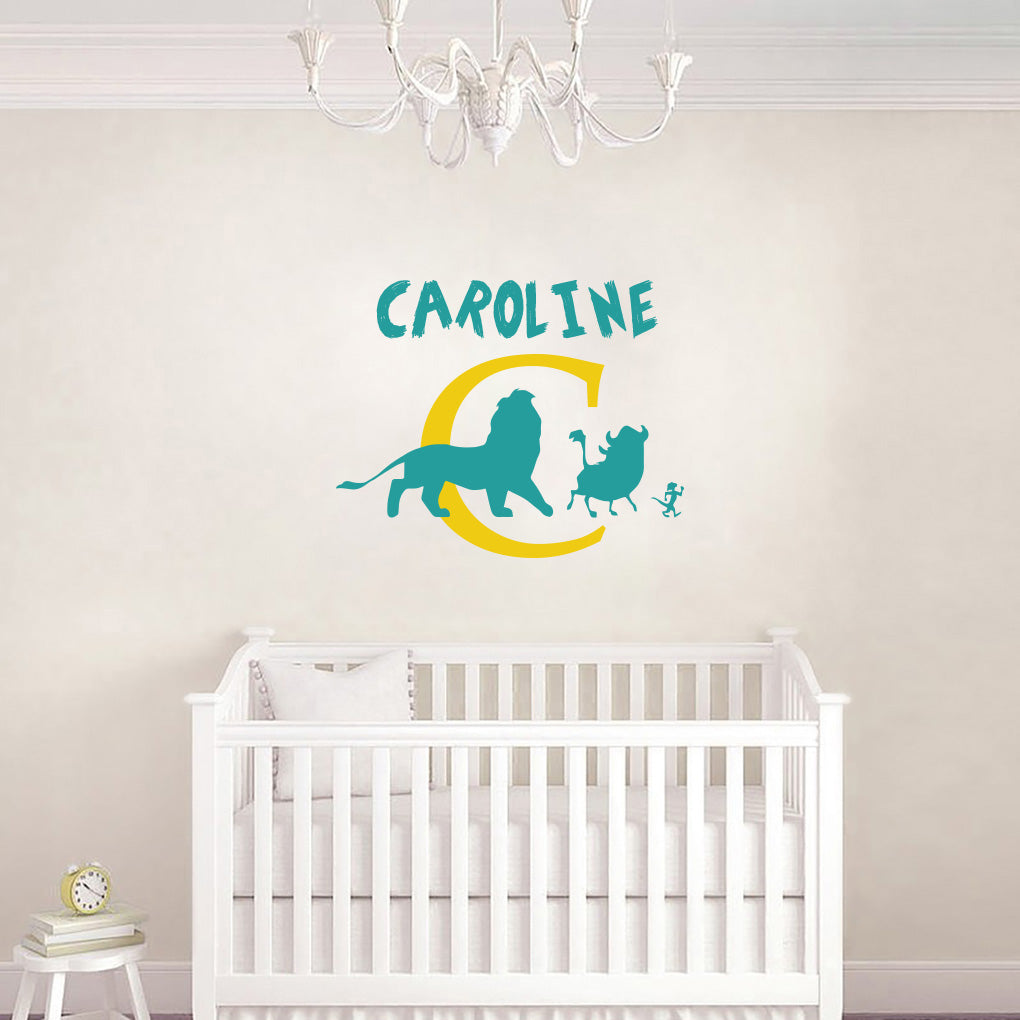 Movie Personalized  Wall Sticker Decal Stencil Silhouette ST398