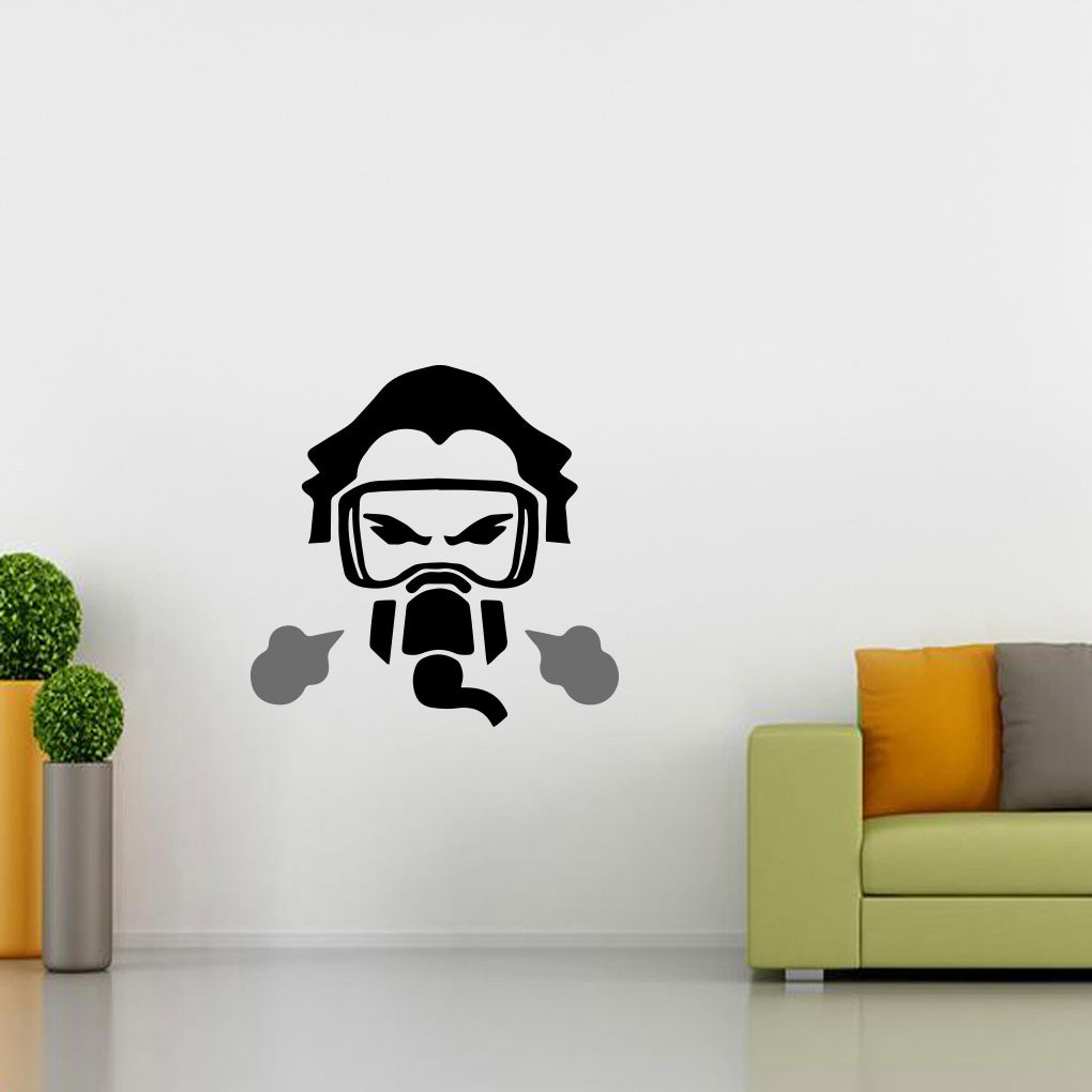 Video Game Wall Sticker Decal Stencil Silhouette ST405
