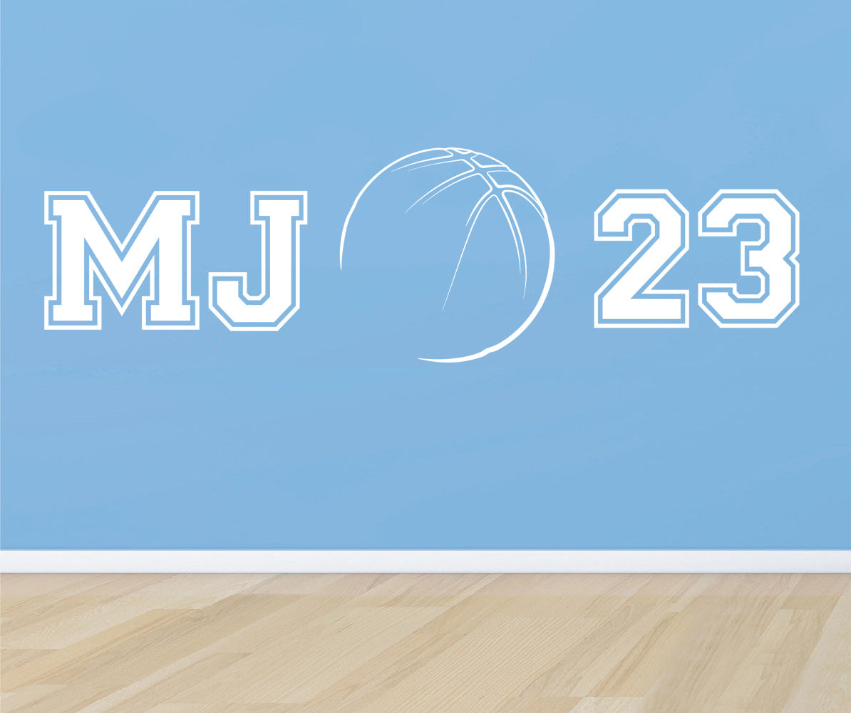 Michael Jordan Basketball Wall Sticker Decal Stencil Silhouette ST40