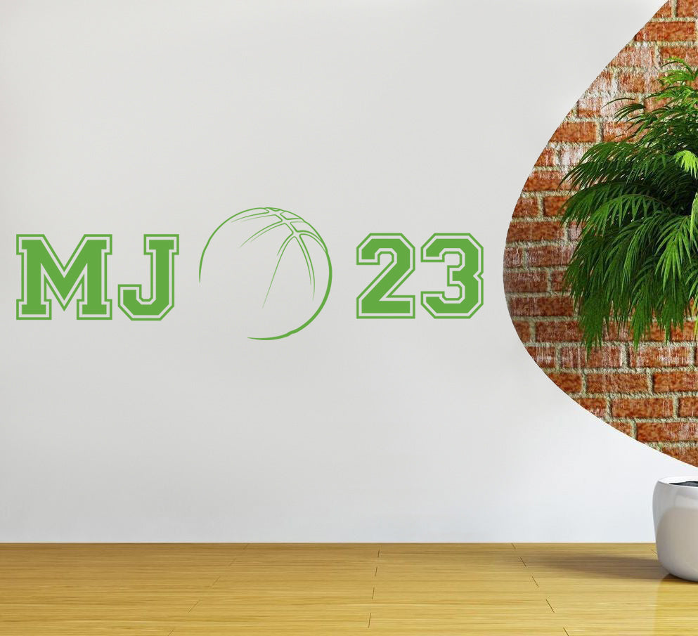 Michael Jordan Basketball Wall Sticker Decal Stencil Silhouette ST40