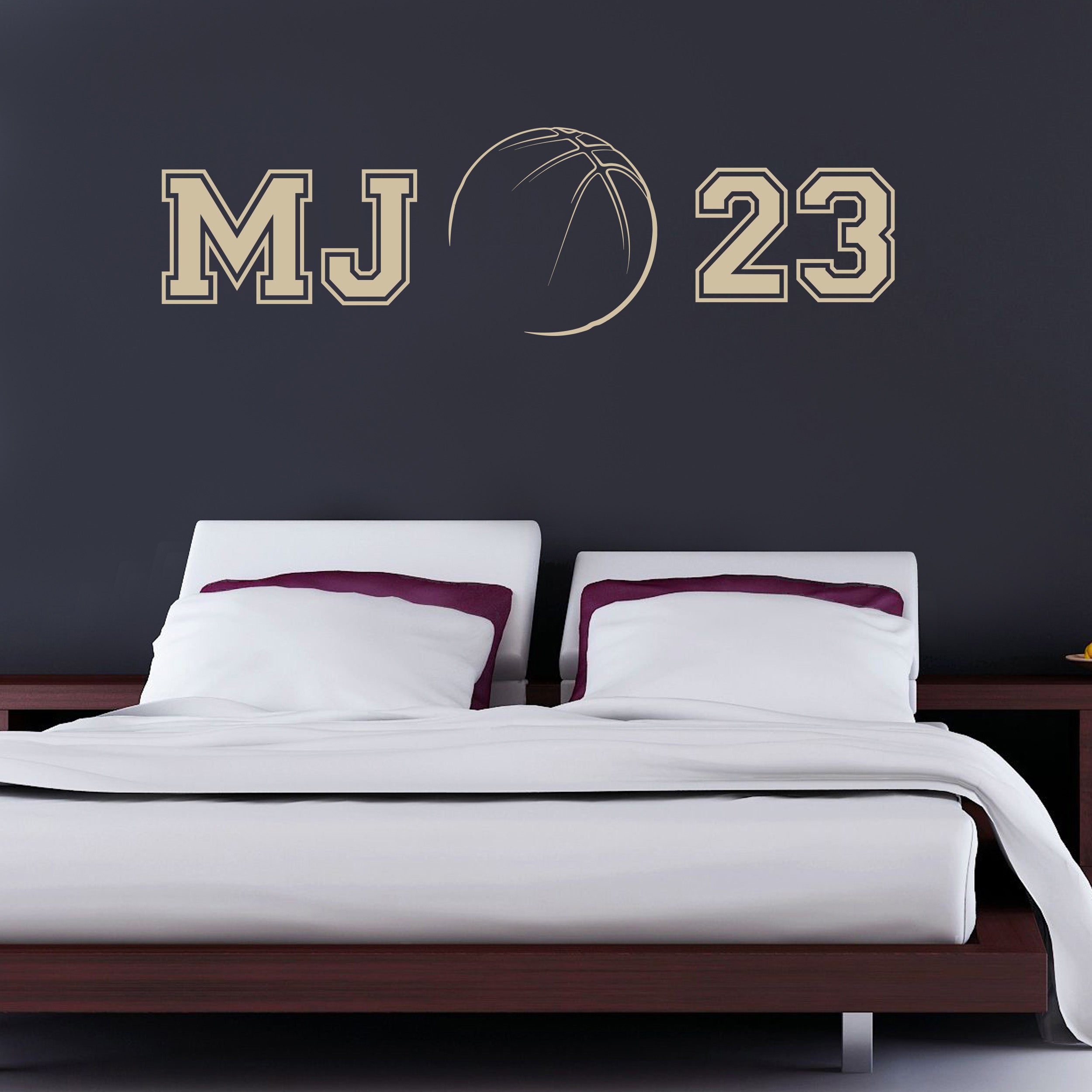 Michael Jordan Basketball Wall Sticker Decal Stencil Silhouette ST40