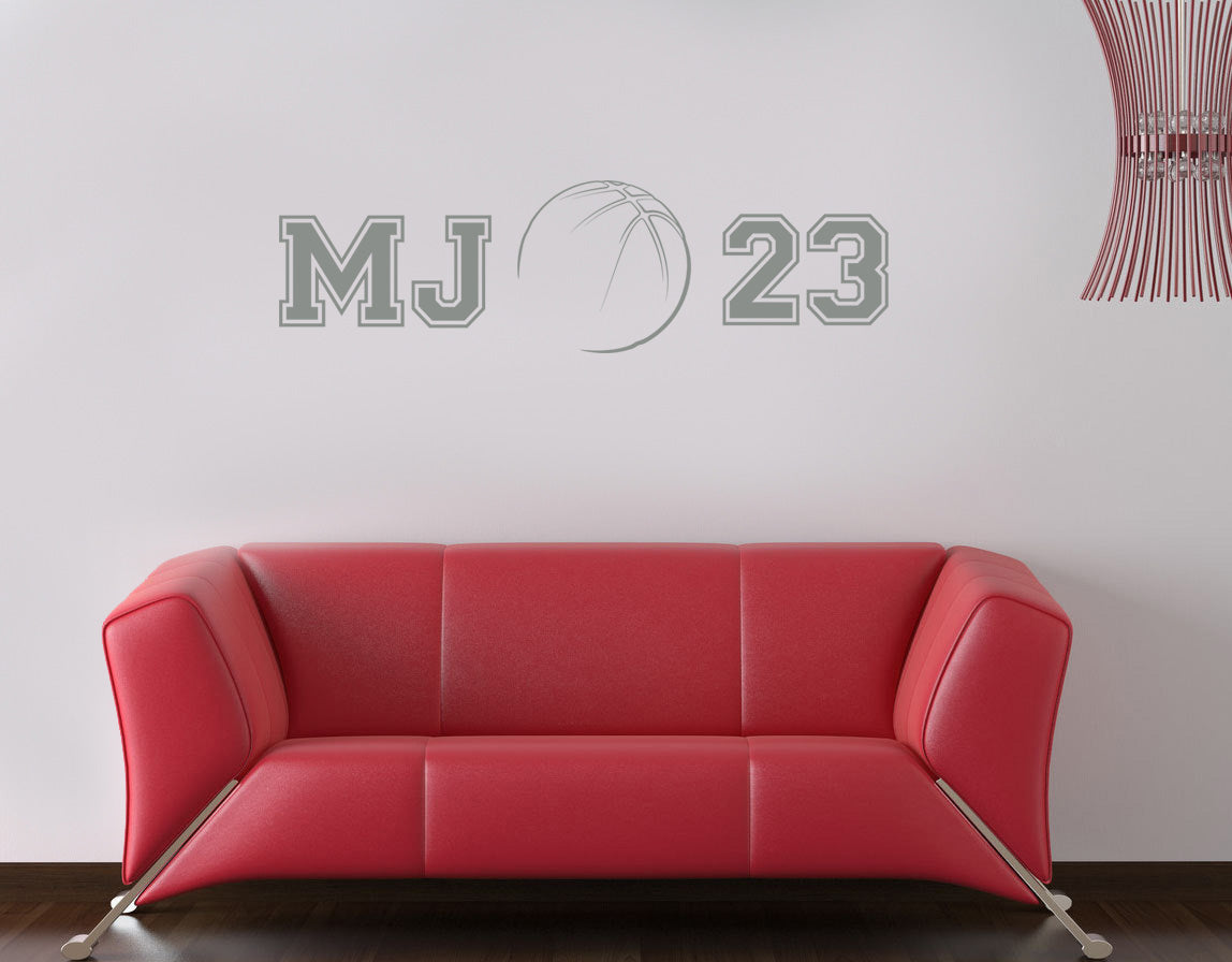 Michael Jordan Basketball Wall Sticker Decal Stencil Silhouette ST40