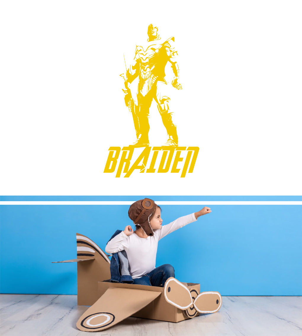 Thanos The Avengers Personalized Wall Sticker Decal Stencil Silhouette ST419