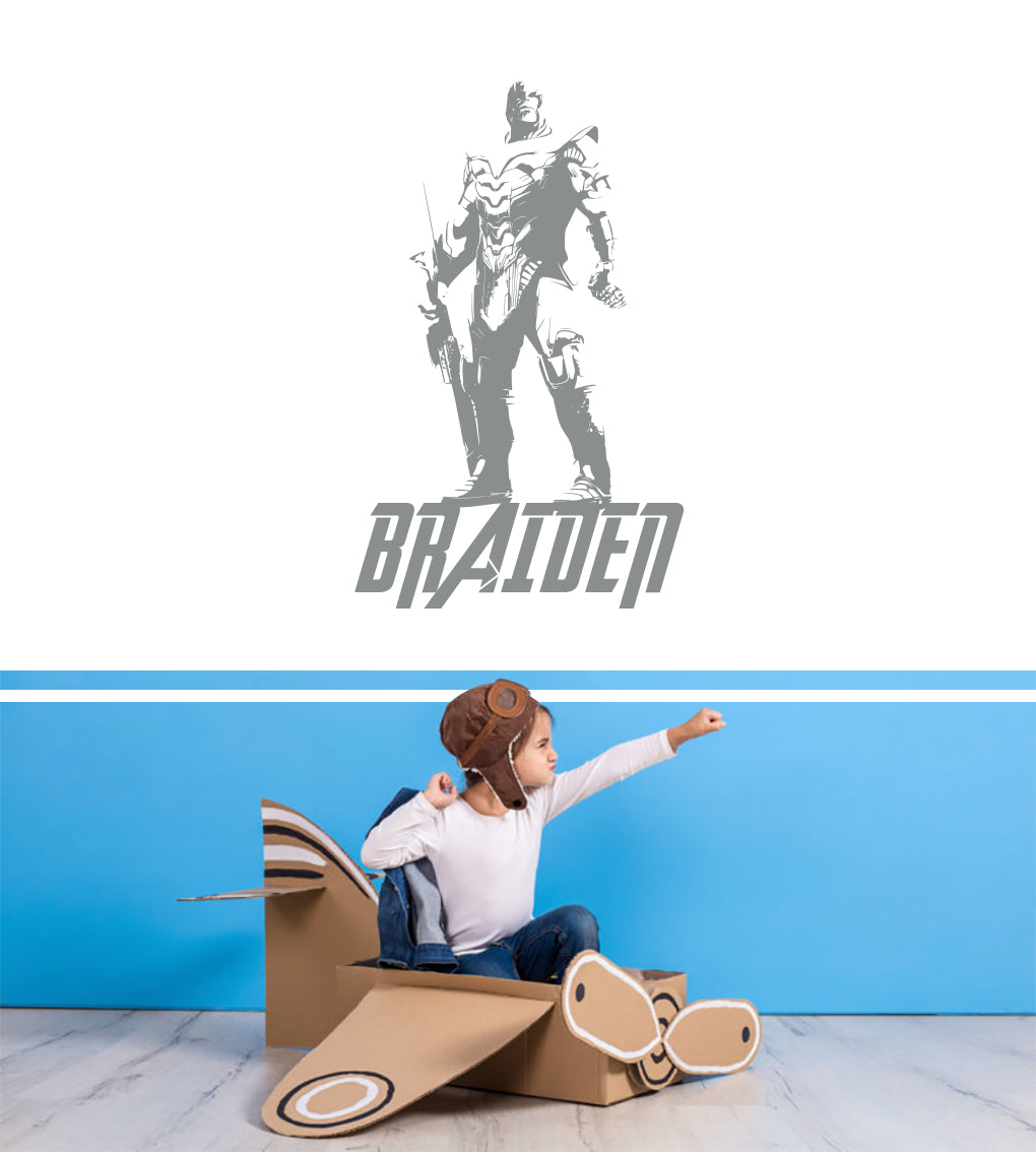 Thanos The Avengers Personalized Wall Sticker Decal Stencil Silhouette ST419