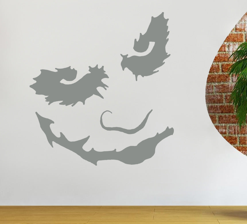 Épinoche de la paroi du film Décal Stencil Silhouette ST43