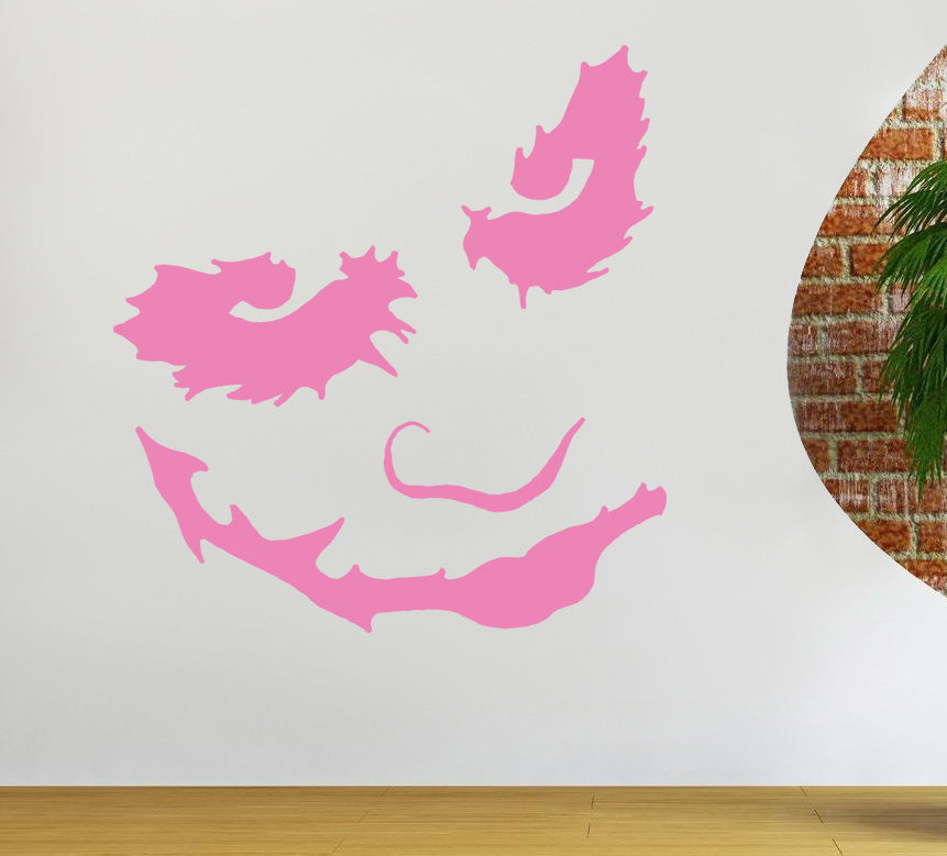 Épinoche de la paroi du film Décal Stencil Silhouette ST43