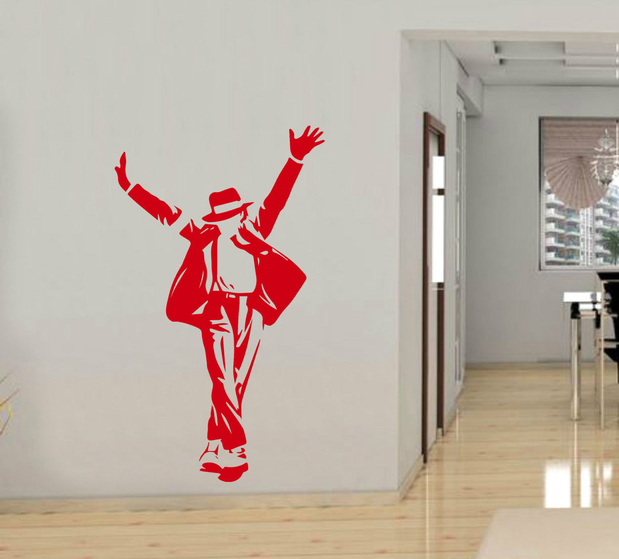 SINGER Wall Sticker Decal Stencil Silhouette ST44