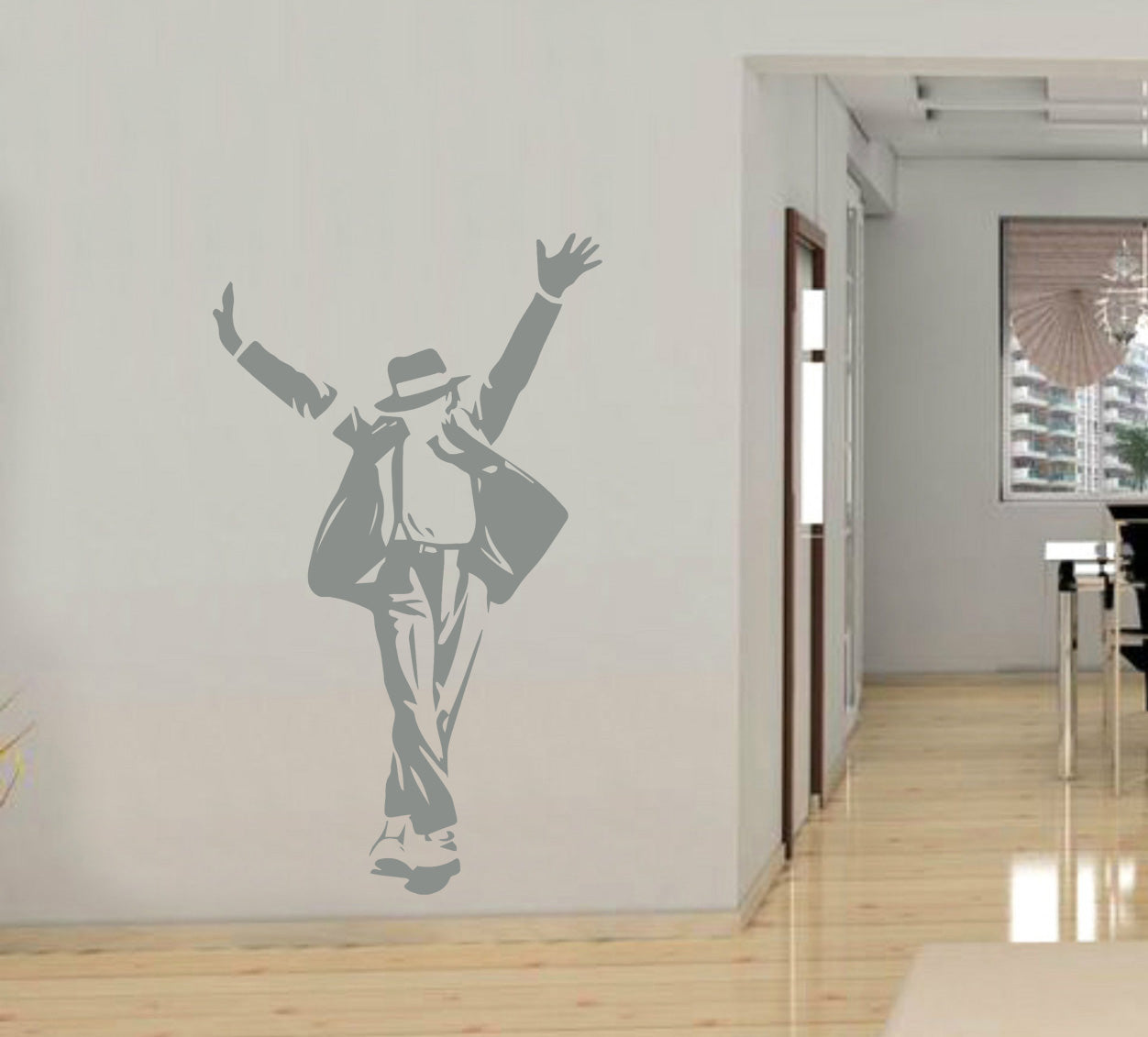 SINGER Wall Sticker Decal Stencil Silhouette ST44