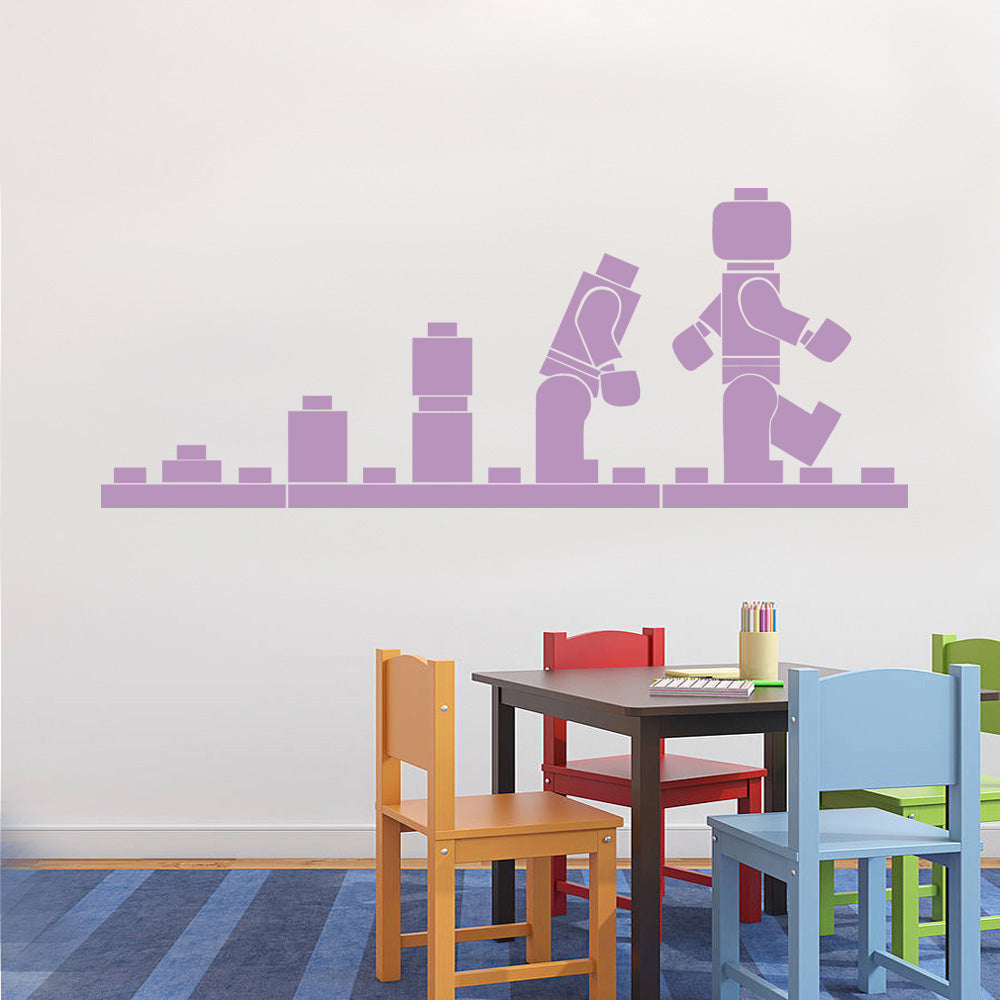 EVOLUTION Wall Sticker Decal Stencil Silhouette ST54