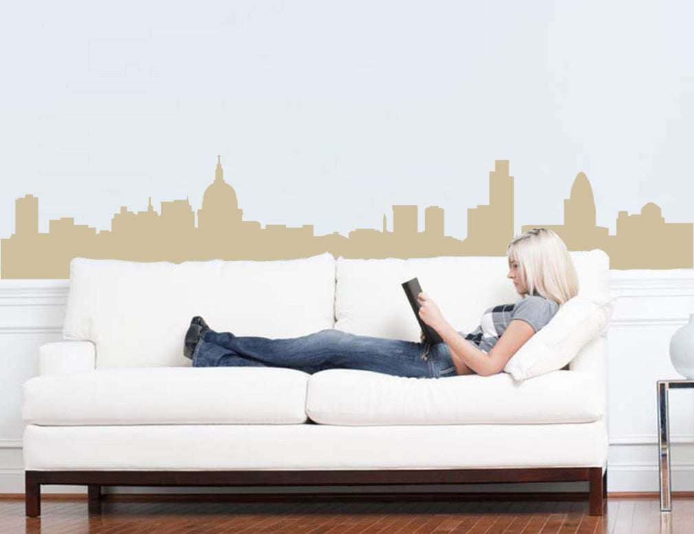 London Skyline Wall Sticker Decal Stencil Silhouette ST94