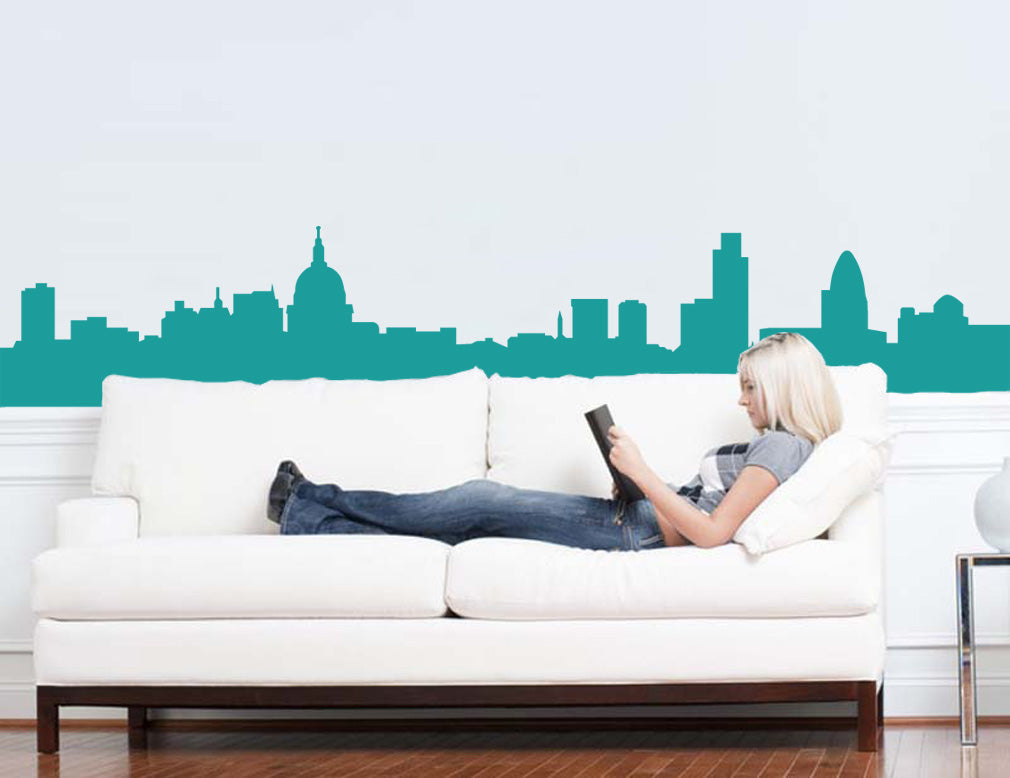 London Skyline Wall Sticker Decal Stencil Silhouette ST94