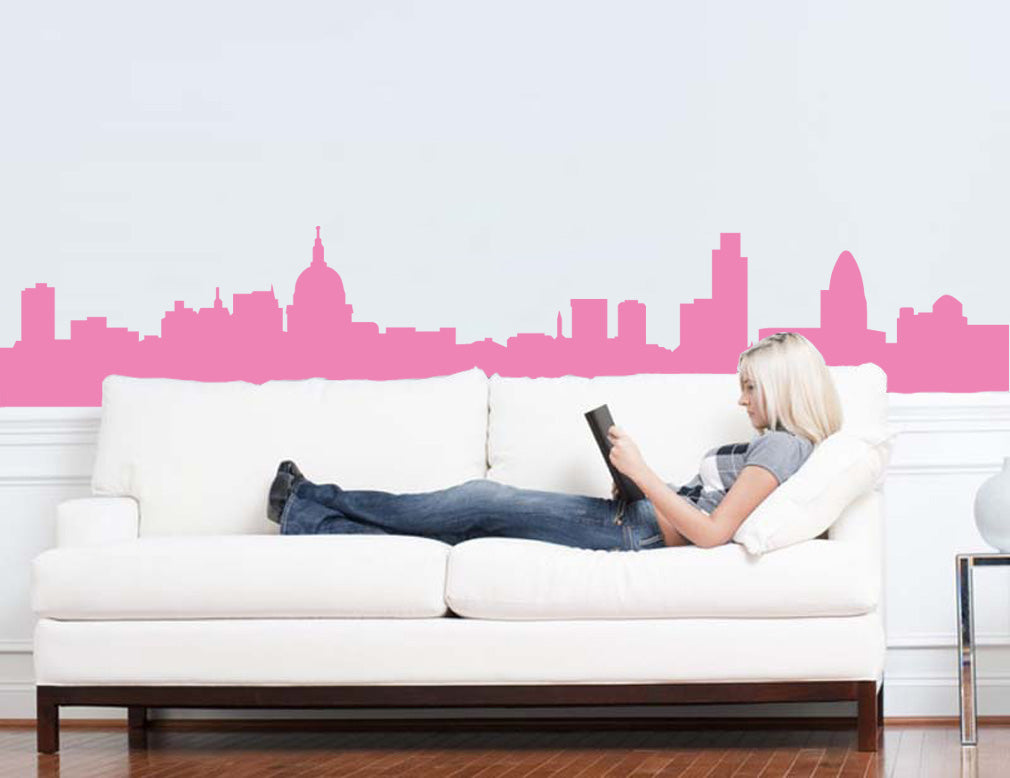 London Skyline Wall Sticker Decal Stencil Silhouette ST94