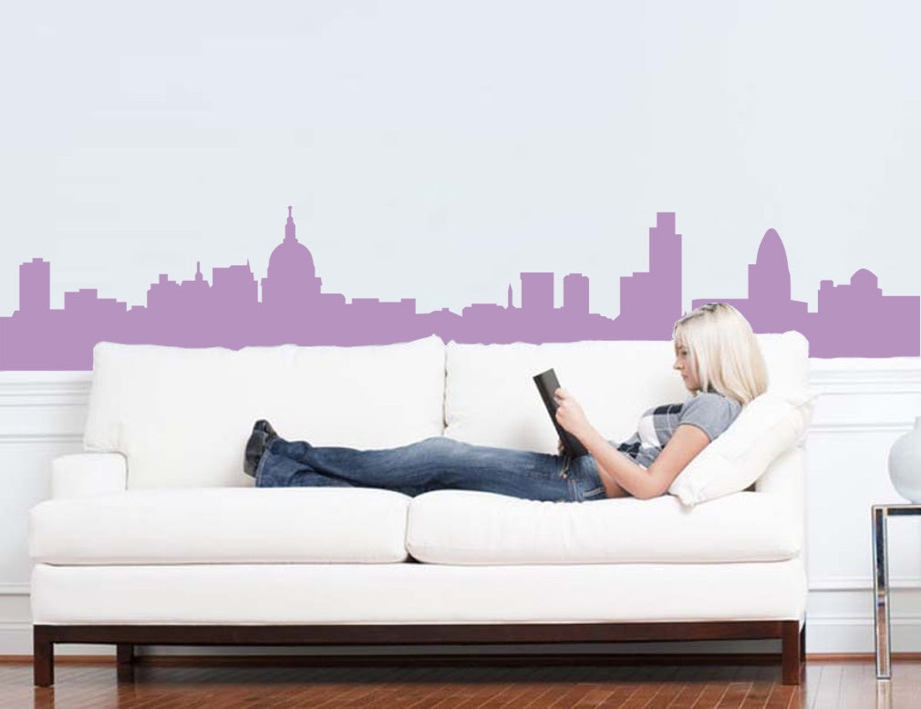 London Skyline Wall Sticker Decal Stencil Silhouette ST94