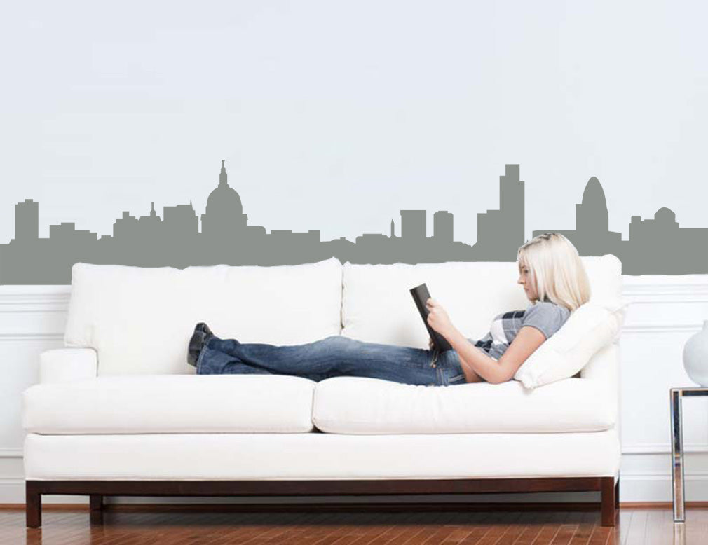 London Skyline Wall Sticker Decal Stencil Silhouette ST94