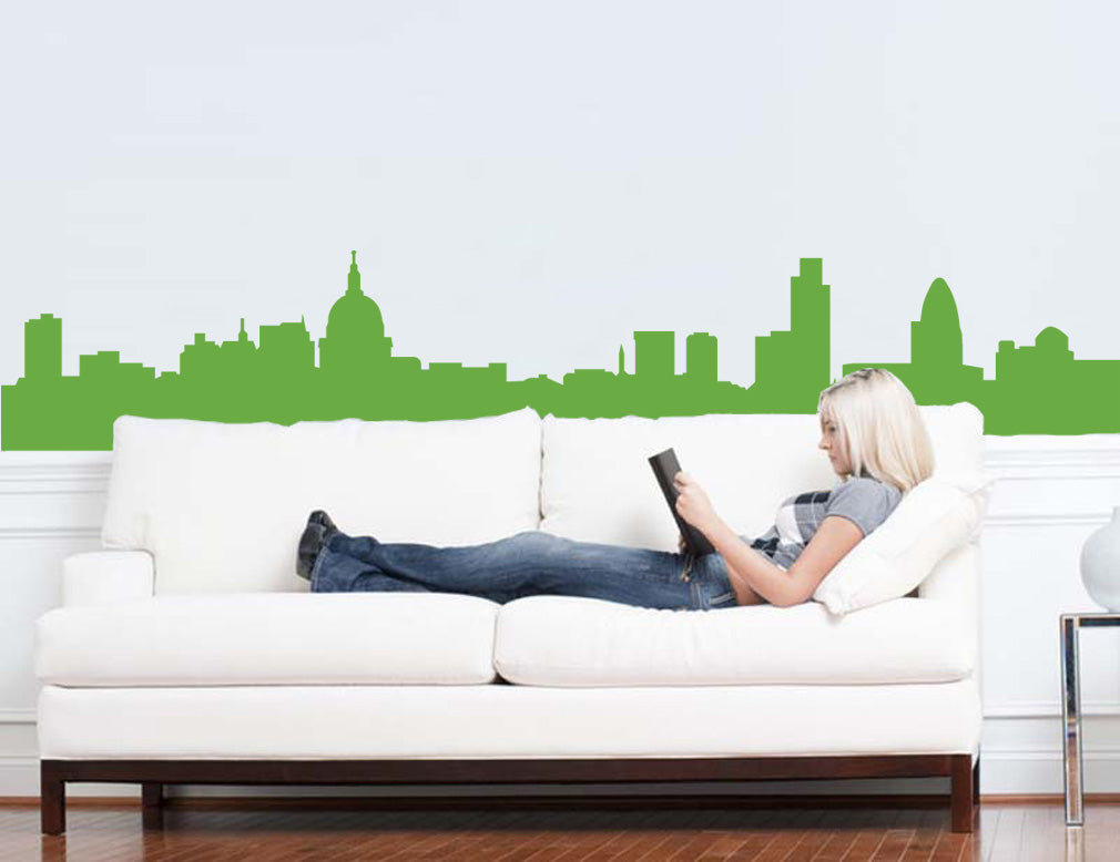 London Skyline Wall Sticker Decal Stencil Silhouette ST94