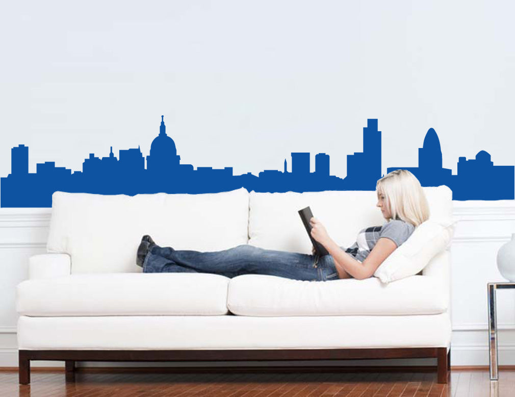 London Skyline Wall Sticker Decal Stencil Silhouette ST94