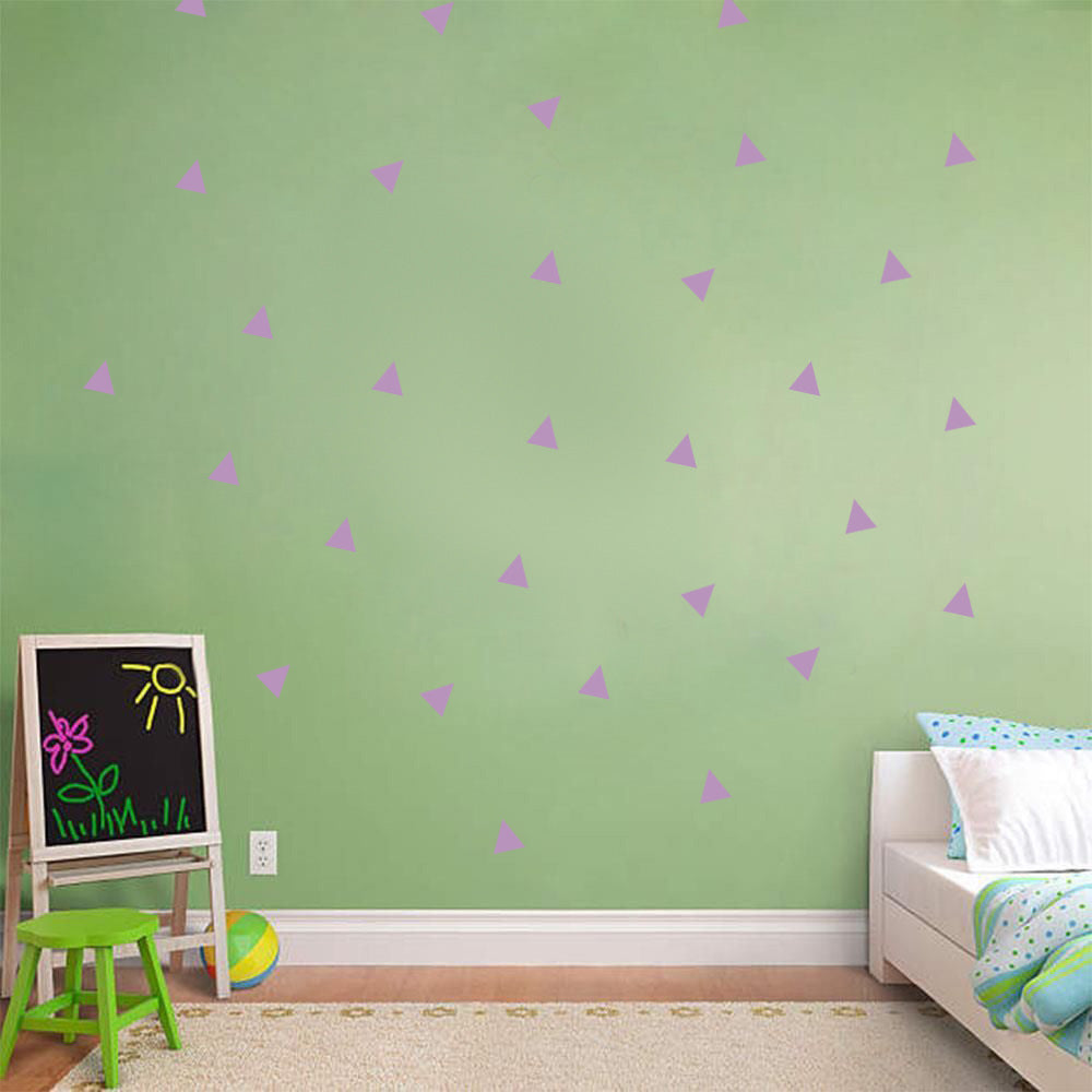 Mini Triangle Wall Sticker Decal Stencil Silhouette ST98