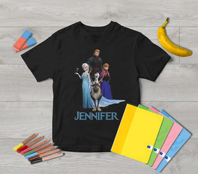 Frozen Personalized Name T-shirt TS069