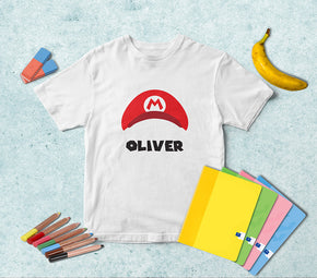 Super Mario Bros Personalized Name T-shirt TS085
