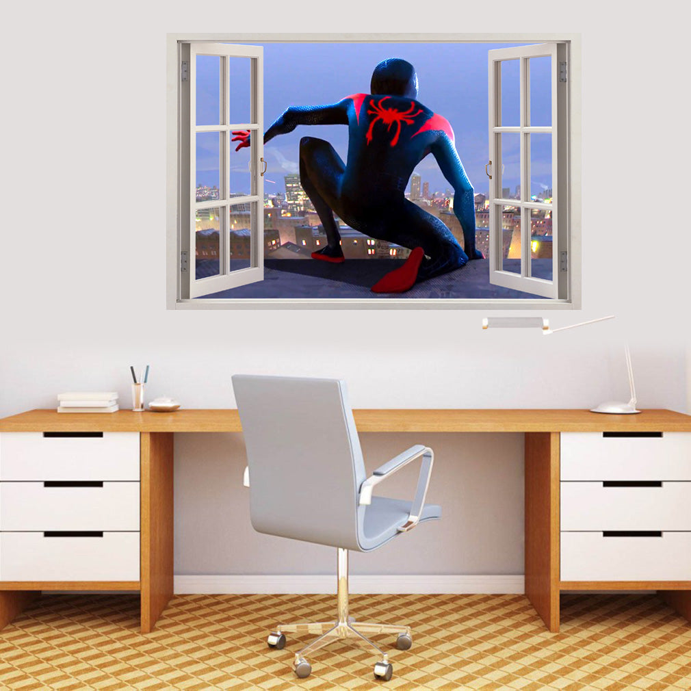 Super Heroes 3D Window Wall Sticker Decal W002
