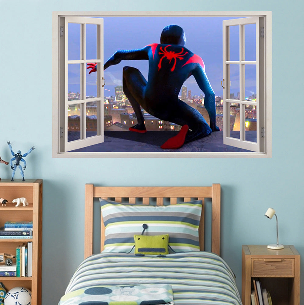 Super Heroes 3D Window Wall Sticker Decal W002