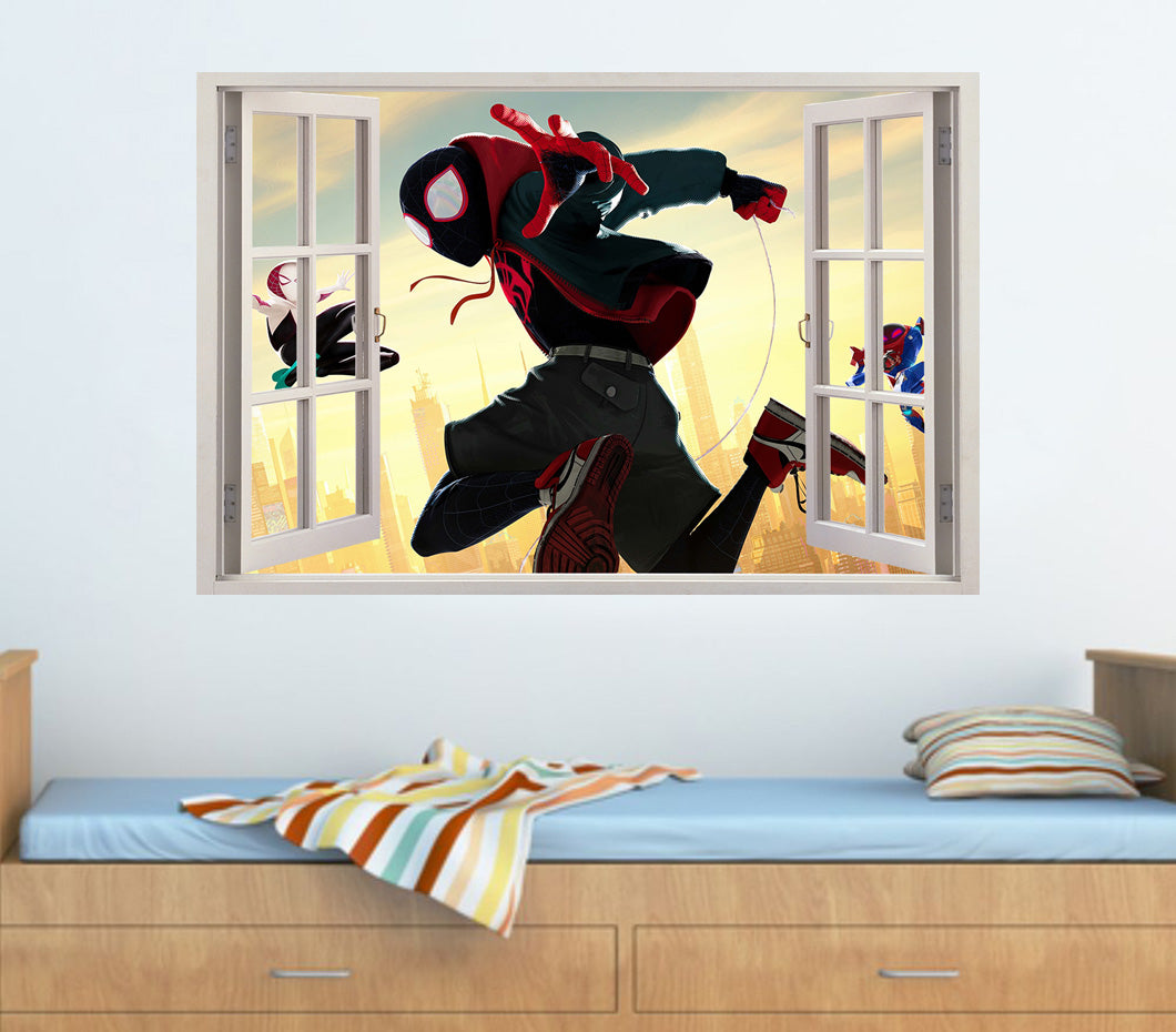Super Heroes 3D Window Wall Sticker Decal W003