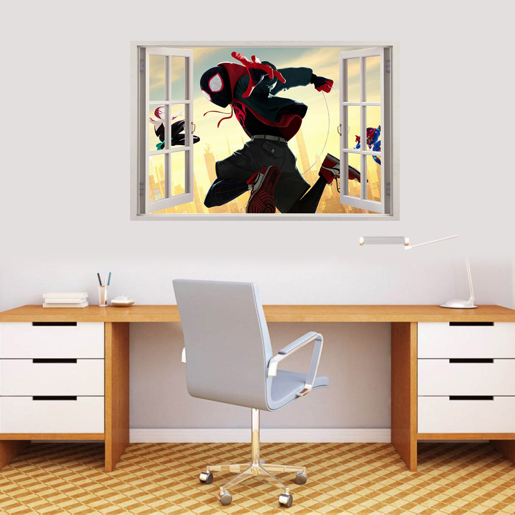 Super Heroes 3D Window Wall Sticker Decal W003
