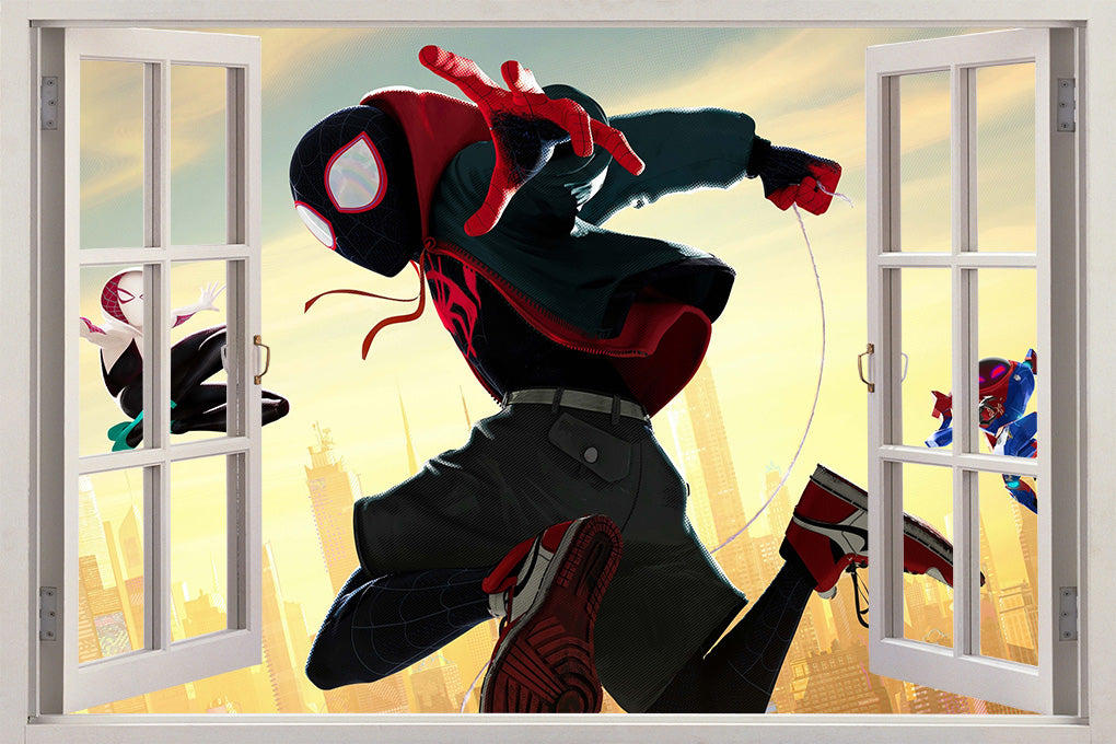 Super Heroes 3D Window Wall Sticker Decal W003