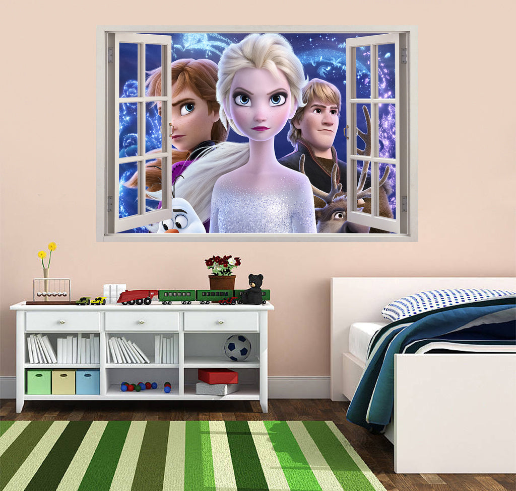 Frozen 3D Window Wall Sticker Decal W115