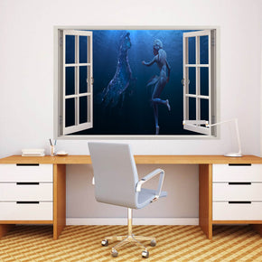 Frozen 3D Window Wall Sticker Decal W116
