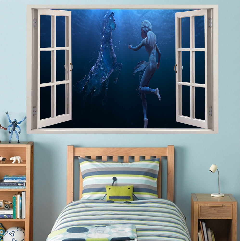 Frozen 3D Window Wall Sticker Decal W116